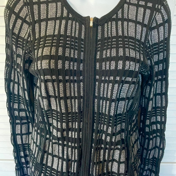 Ann Taylor Factory Black & White Sweater/Cardigan Size XS - Picture 4 of 8